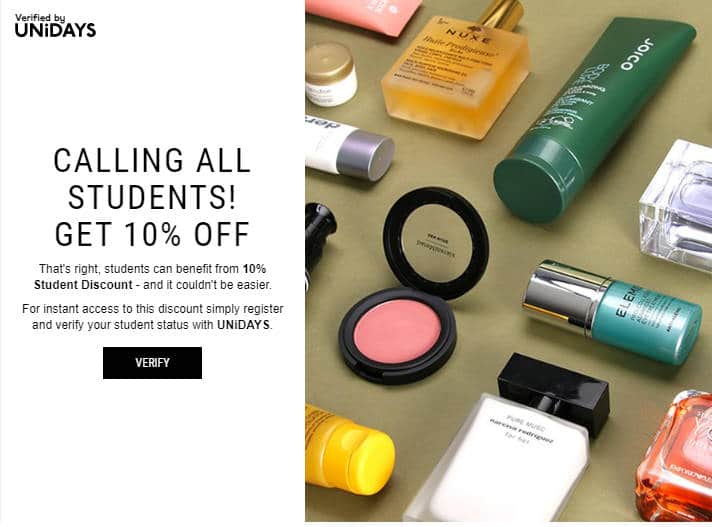 fragrance direct student discount