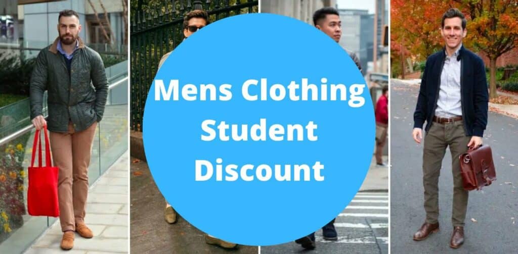 Men's Clothing Student Discount