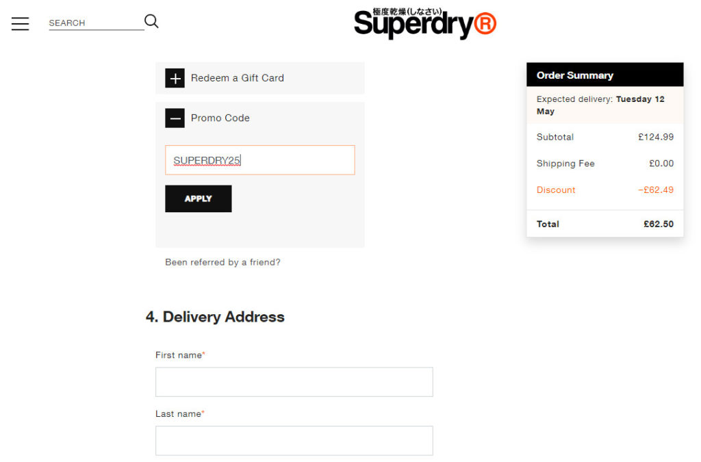 Superdry Discount Code
