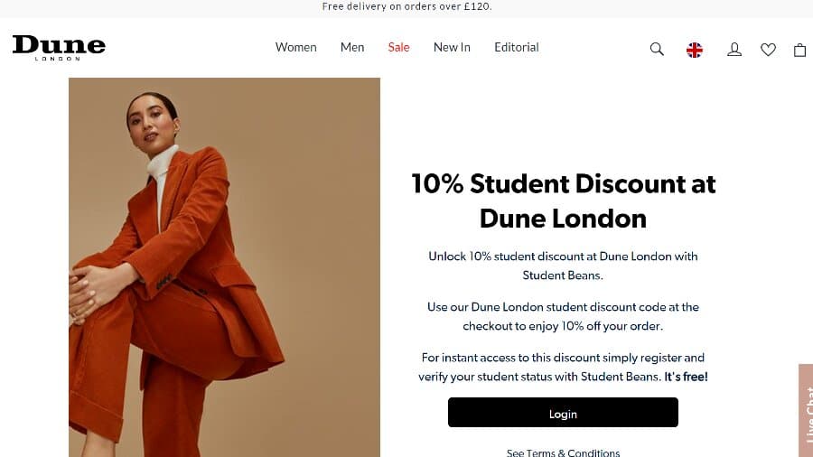 Dune student discount