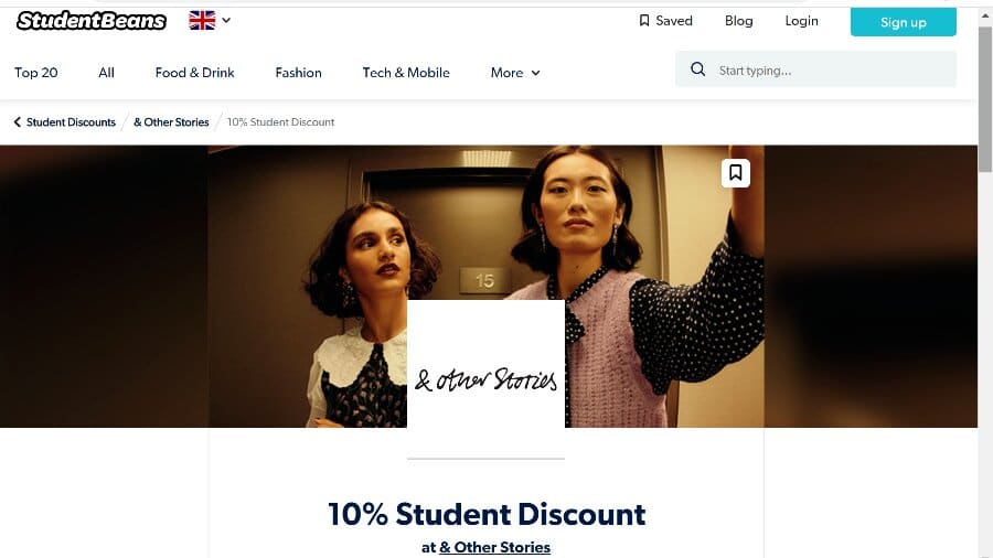 & Other Stories student discount