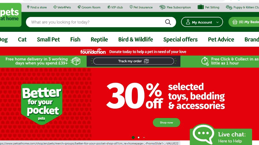 Pets at Home student discount
